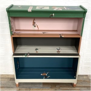 Mid Century Sectional Bookcase