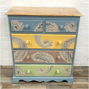 Solid Pine Chest Of Drawers